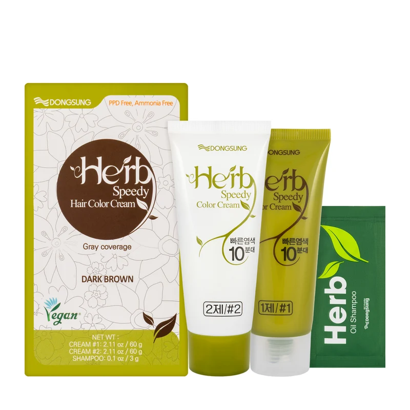Herb Speedy Dark Brown Hair Colour Cream