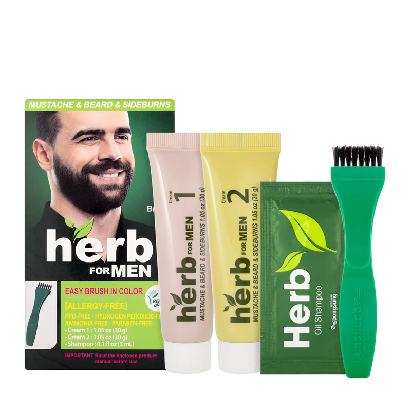 Herb for Men Dark Brown Color Cream
