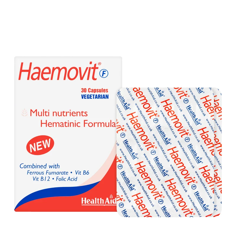 Health Aid HaemoVit-F 30 Capsules