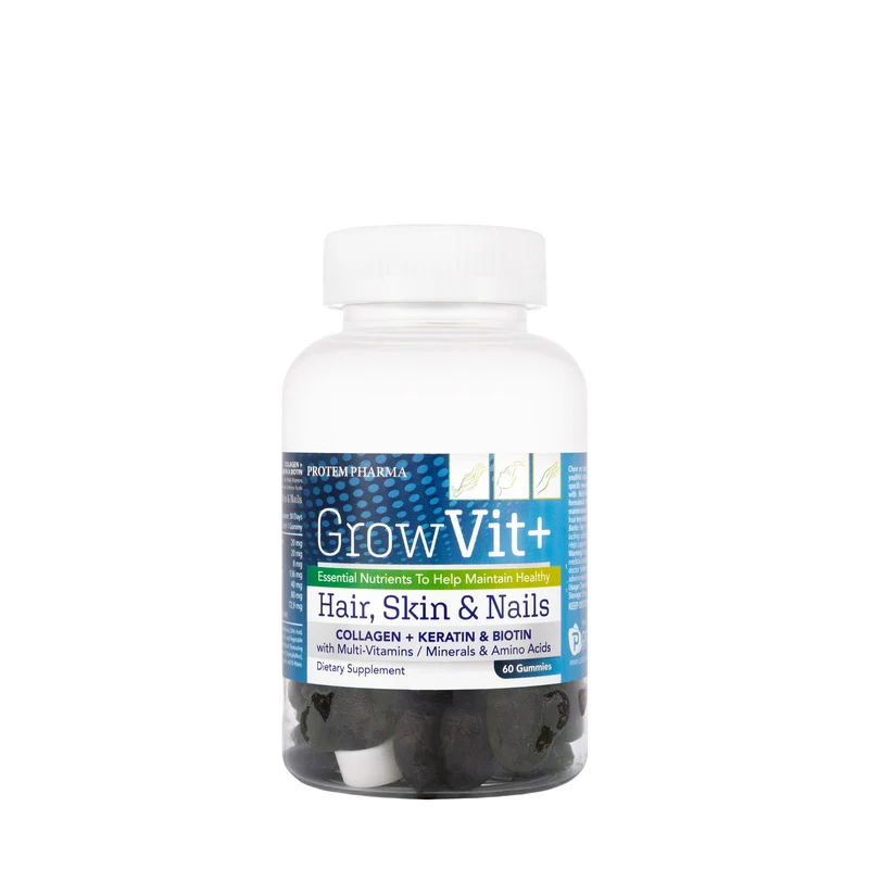 Grow Vit+ Hair,Skin&Nails 60 Gummies