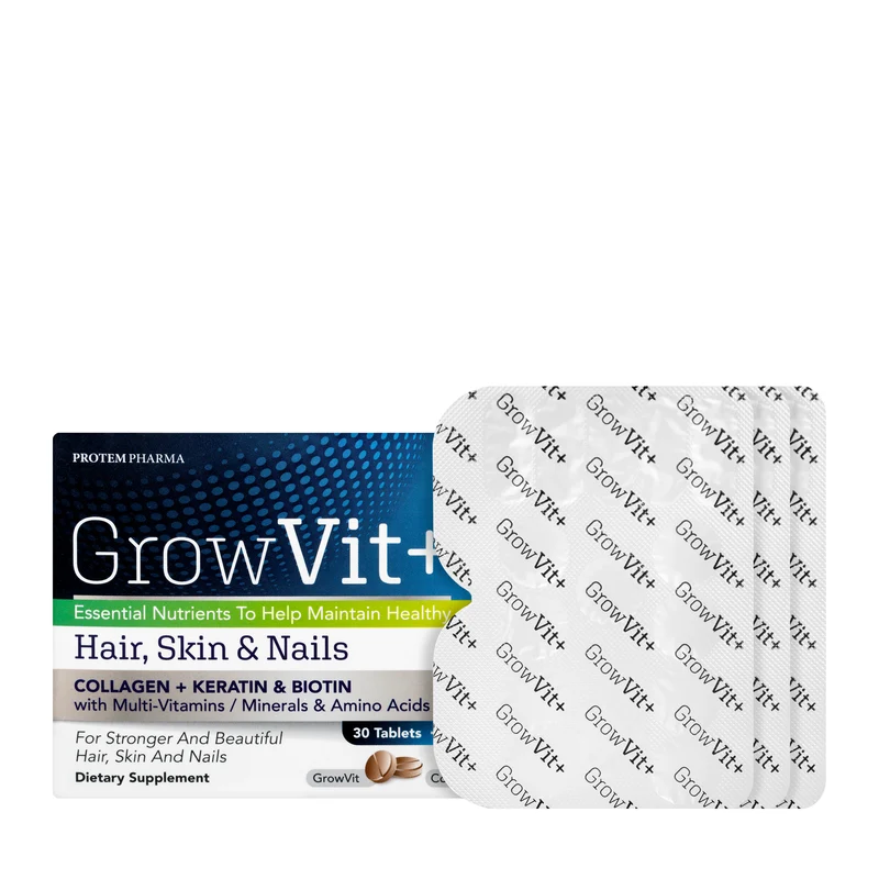 Grow Vit+ Hair, Skin & Nails 30 tablets + 15 capsules