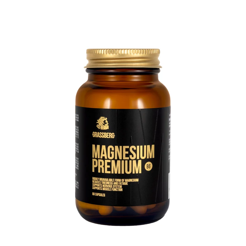 Grassberg Magnesium Premium B6 60 Capsule