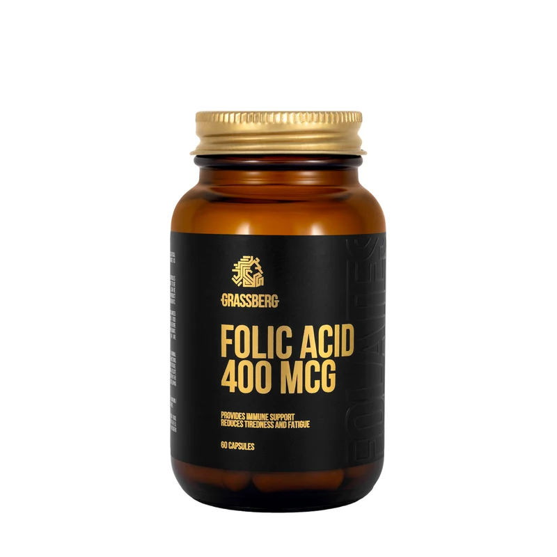 Grassberg Folic Acid 400Mcg 60 Capsule
