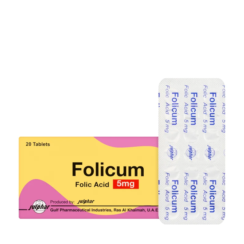 Folicum 5Mg 20 Tablets