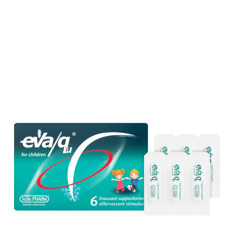 Evaqu Child Suppositry 6 Pieces