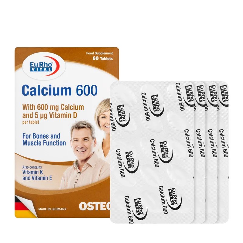 Eurho Vital Calcium 600 mg 60 Tablet