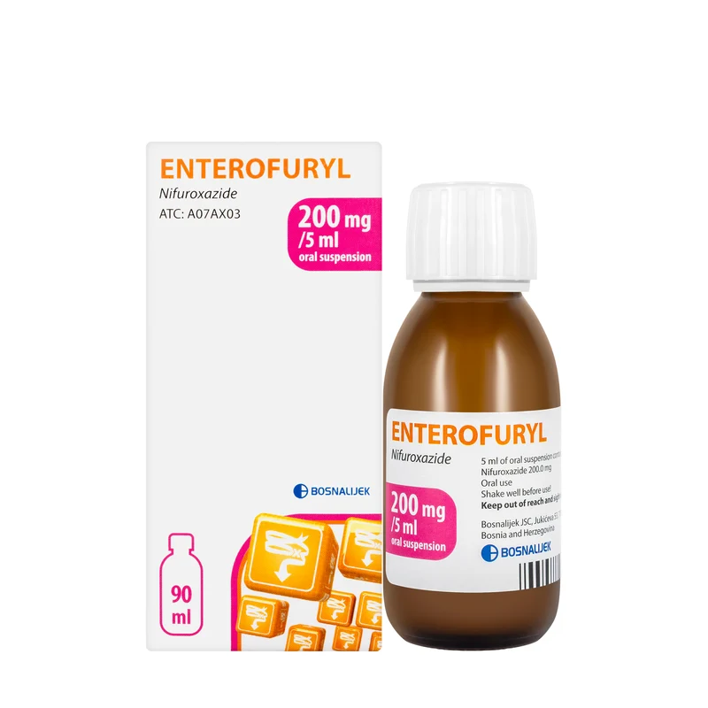 Enterofuryl 200Mg/5Ml Suspension 90Ml