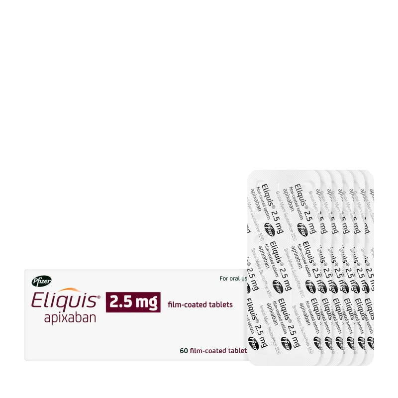 Eliquis 2.5Mg 60 Tablets