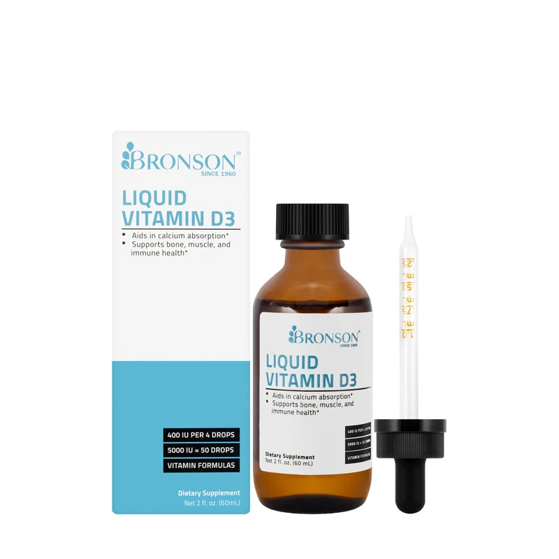 Bronson Vitamin D3 400 IU Liquid 60 Ml