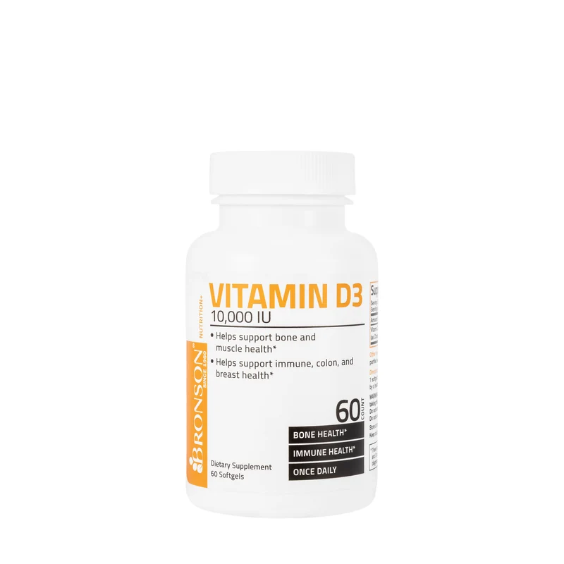 Bronson Vitamin D3 10000 IU 60 Capsule