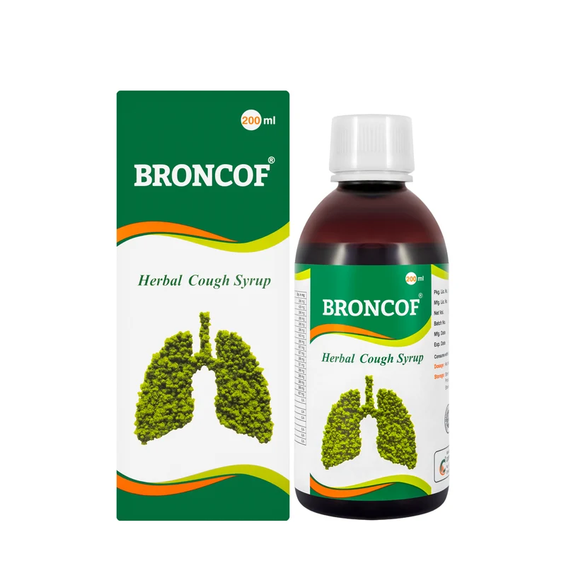 Broncof Herbal Cough Syrup 200 Ml