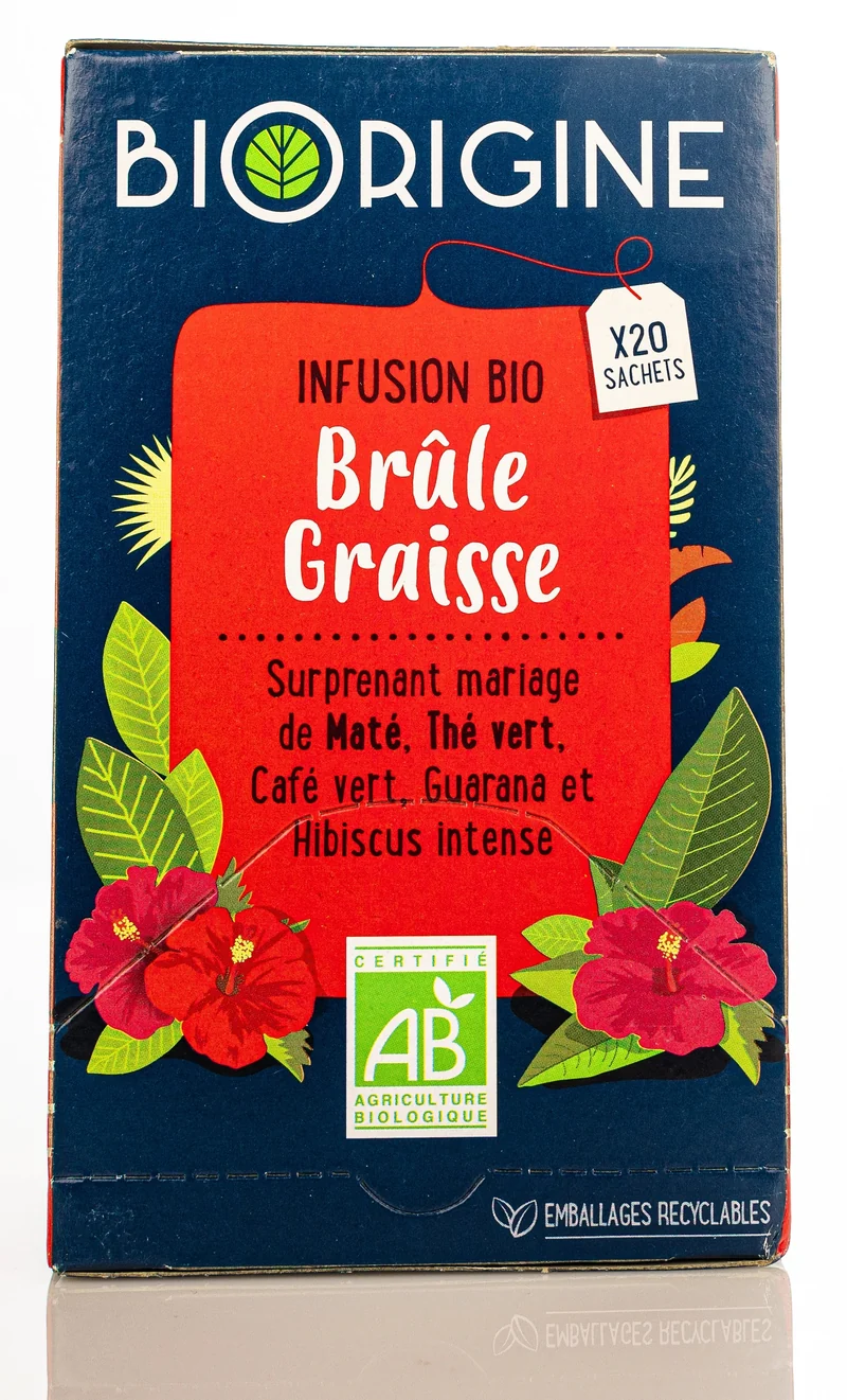 Biorigine Hibiscus Tea[Brule-Graisse] 20Sachets