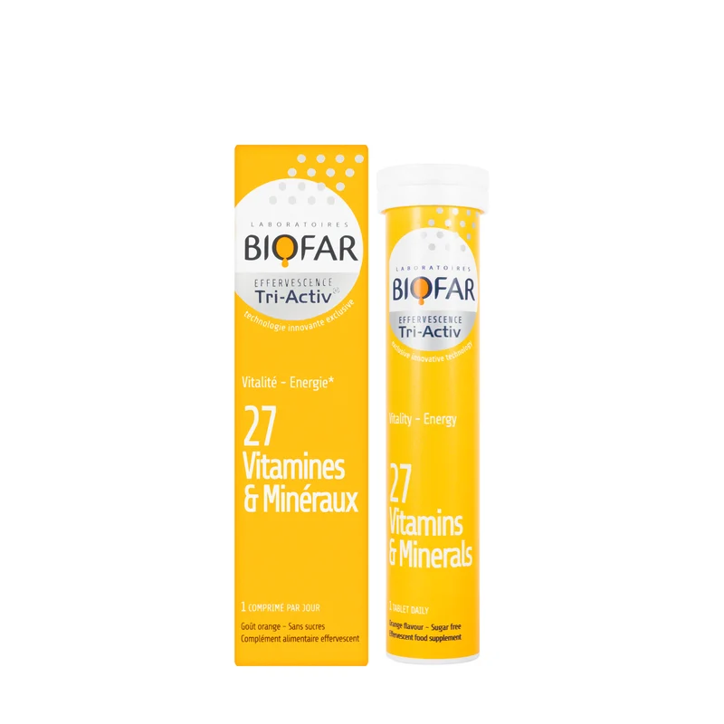 Biofar 27 Vitamins & Minerals 15 Effervescent Tablets