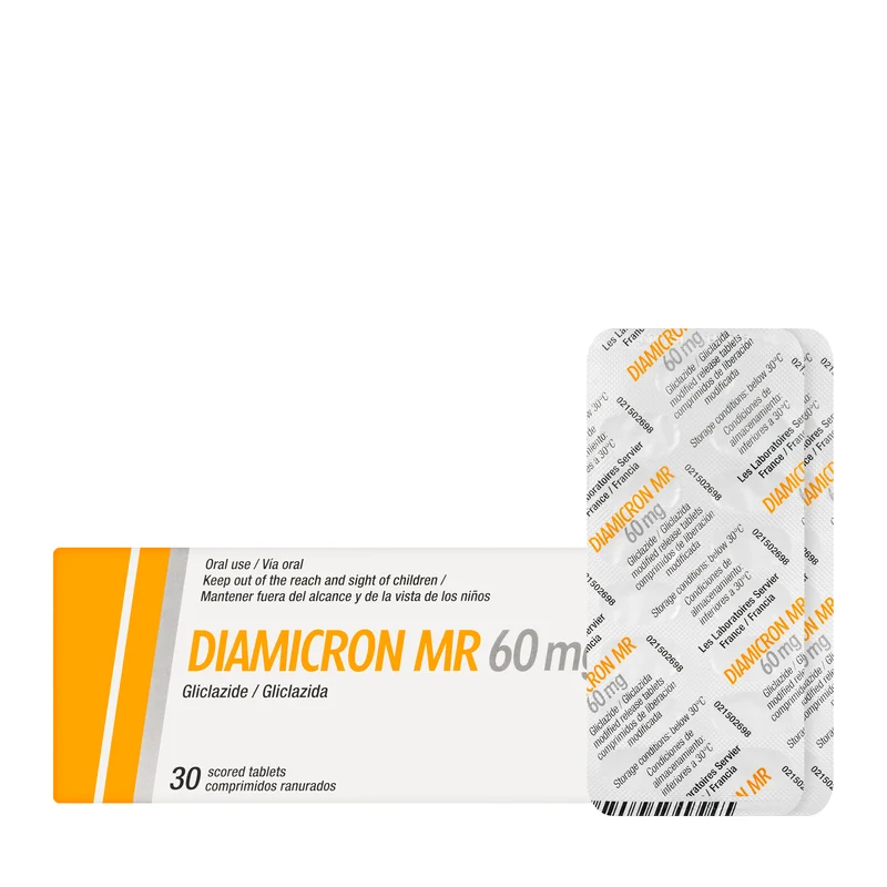 Diamicron Mr 60Mg 30 Tablets