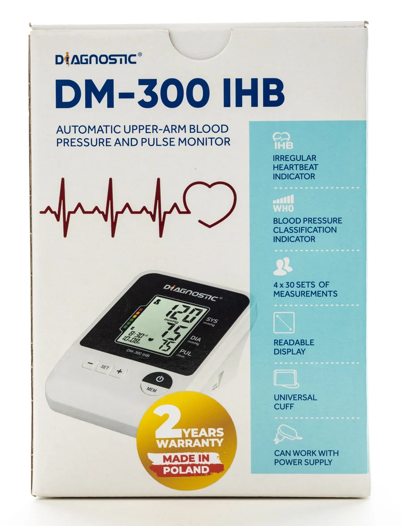 Diagnostic Upper-Arm Blood Pressure Monitor [Dm-300Ihb]