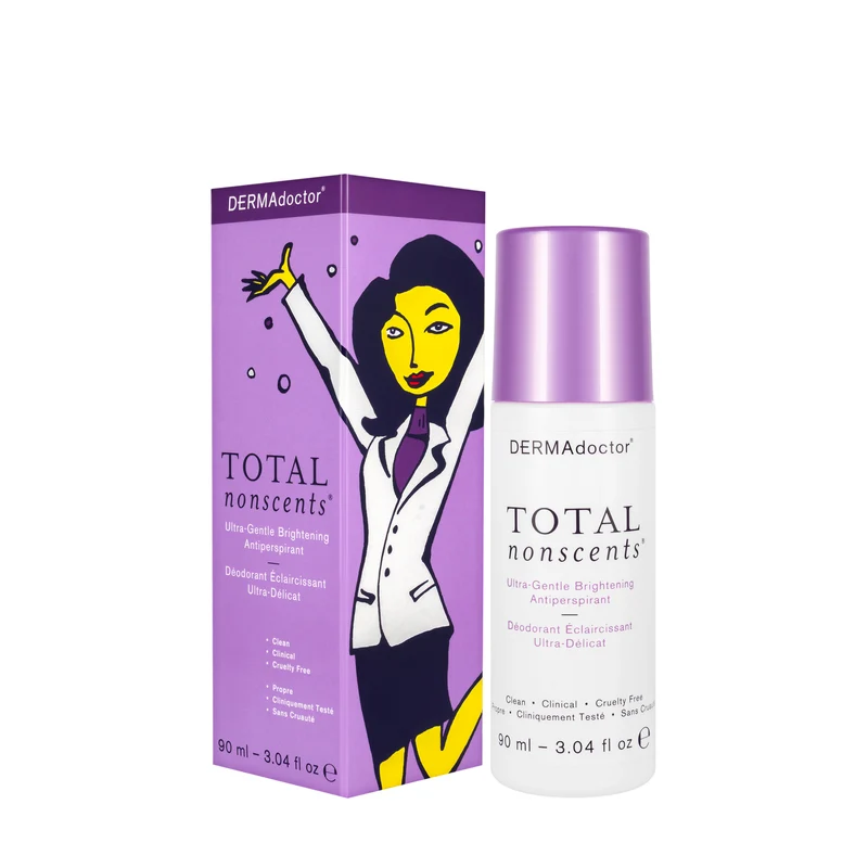 DERMAdoctor Total NonScents Ultra-Gentle Brightening Antiperspirant Deo Roll 90 Ml