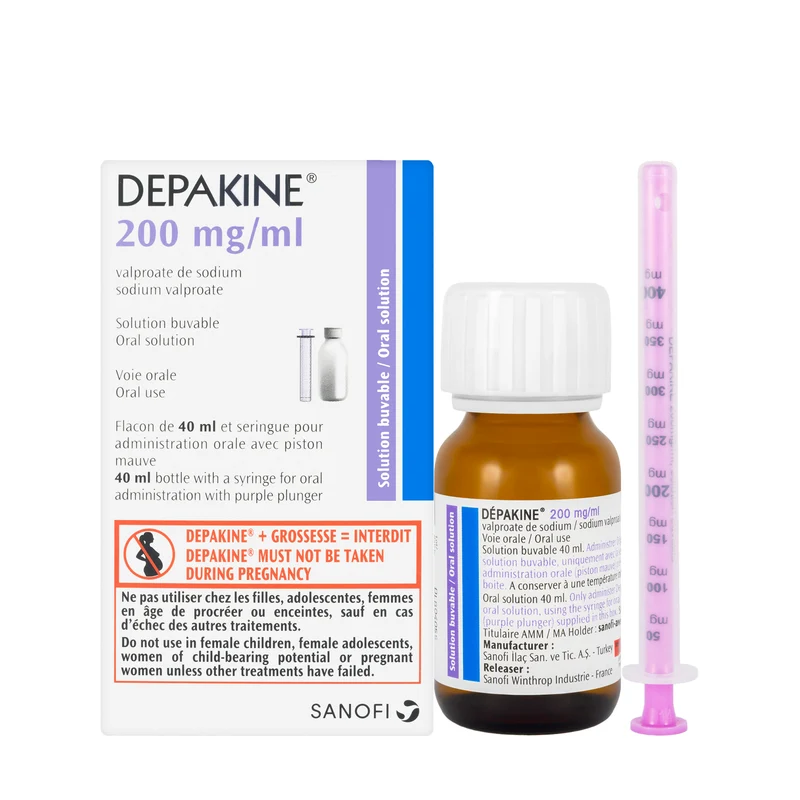 Depakine 200Mg Oral Suspension 40Ml