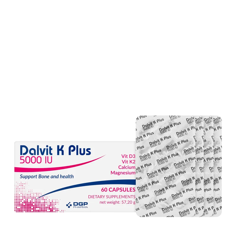 Dalvit K Plus 5000 IU 60 Capsule