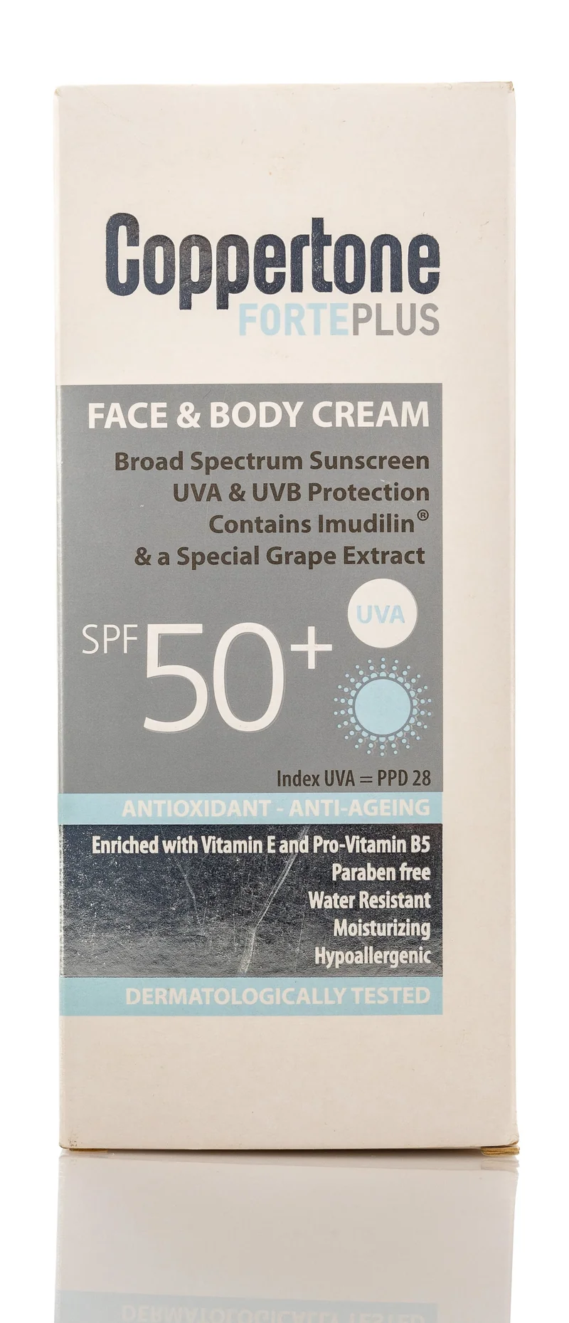 Coppertone FORTEPLUS SPF 50+ Face & Body Cream 150 Ml