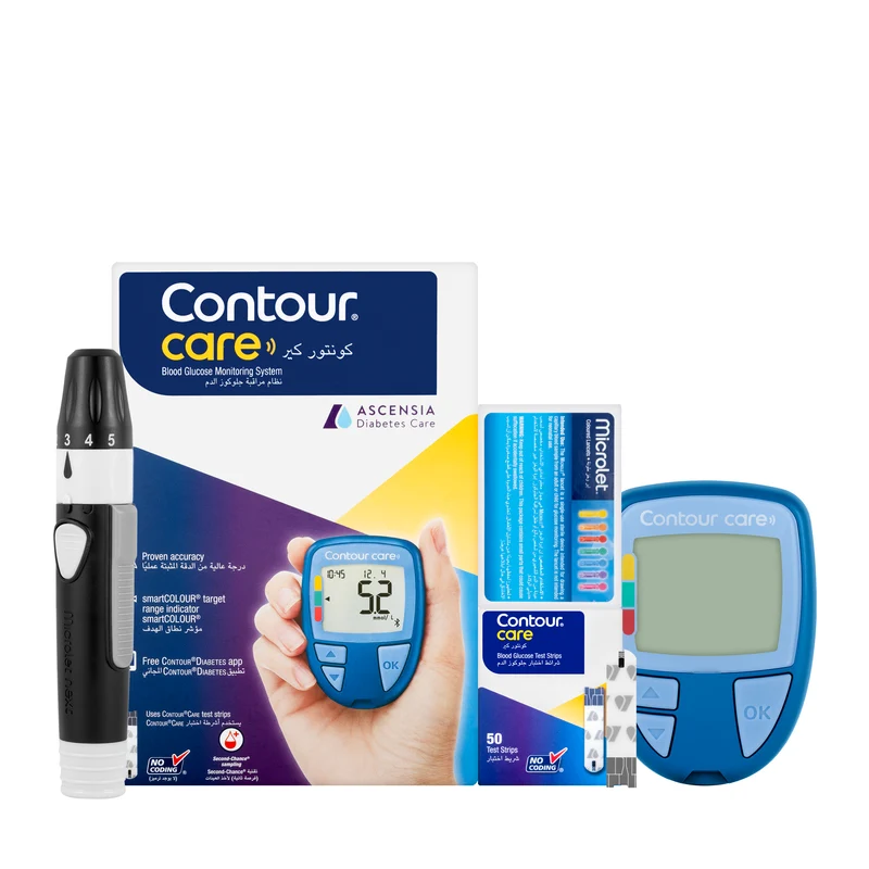 Contour Care Machine Mmol/L + 50 Strips + 25 Lancets