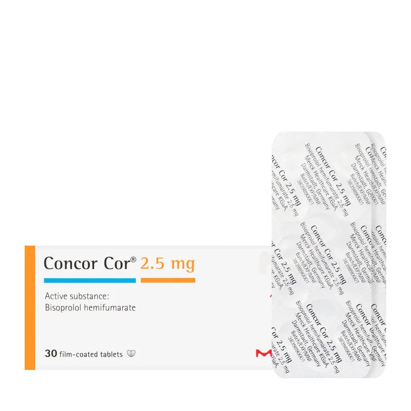Concor Cor 2.5Mg 30 Tablets