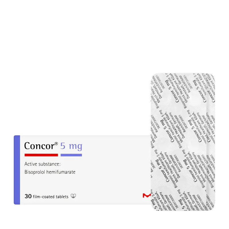 Concor 5Mg 30 Tablets