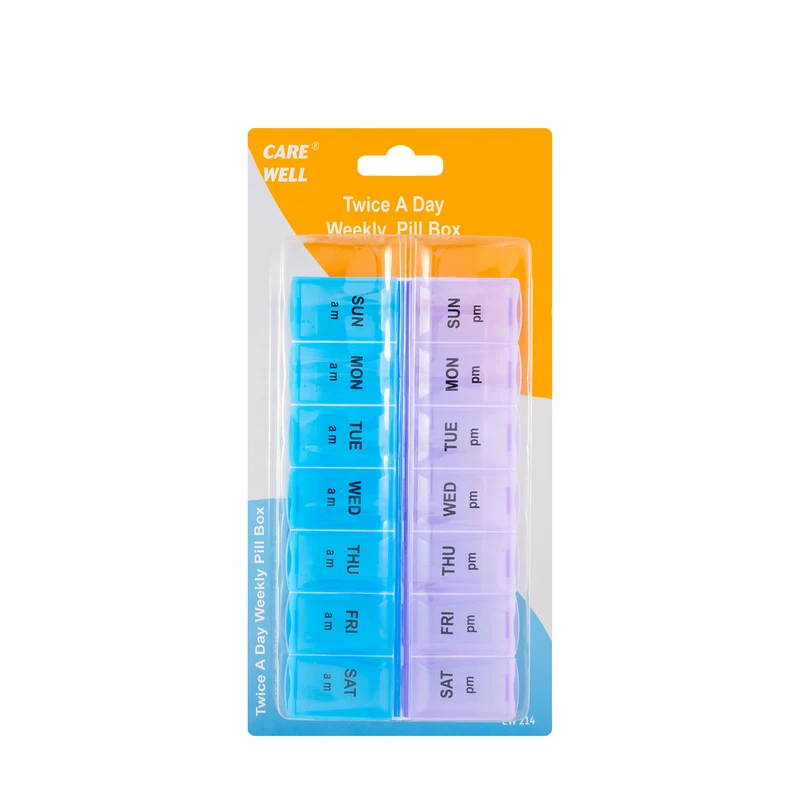 Care Well Twice A Day Weekly Pill Box [214]