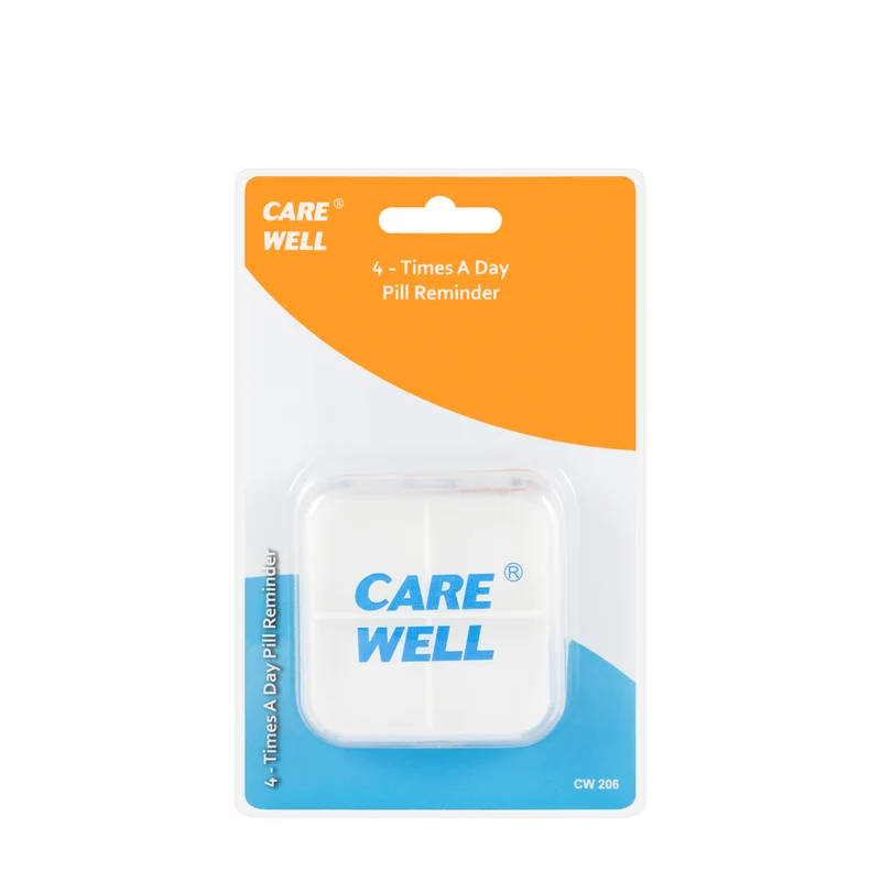 Care Well Four Times A Day Pocket Size Pill Box [206]