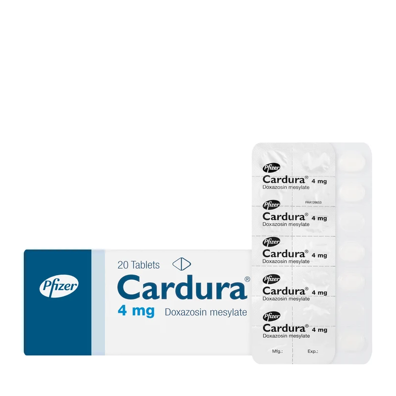 Cardura 4Mg 20Tablets