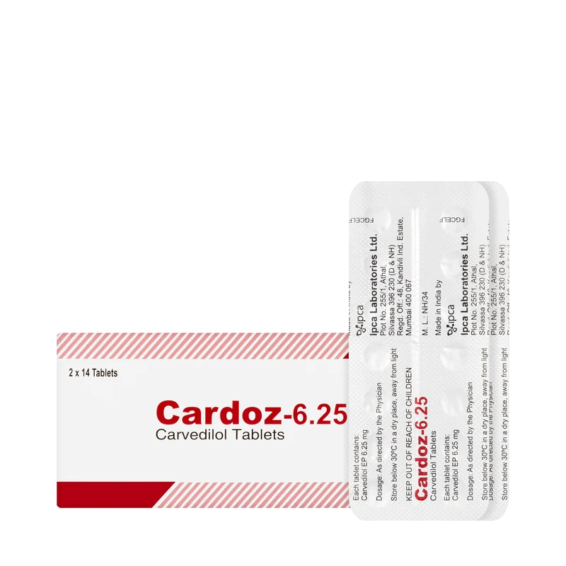 Cardoz 6.25Mg 28Tablets