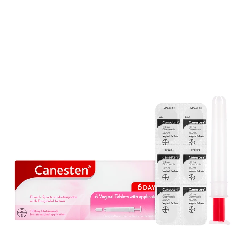 Canesten 0.1Gm 6 Tablets