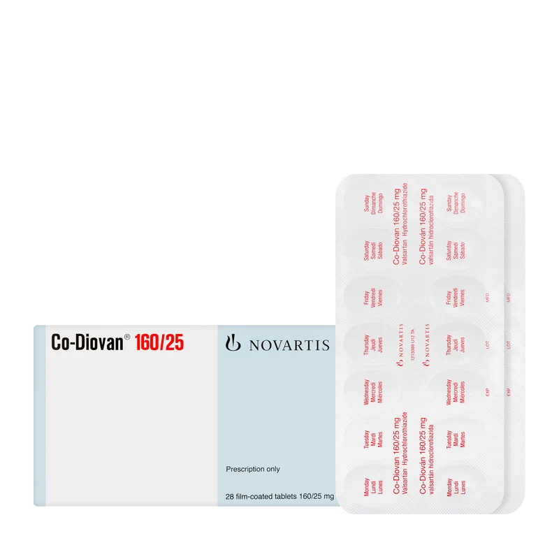 Co-Diovan 160/25Mg 28 Tablets