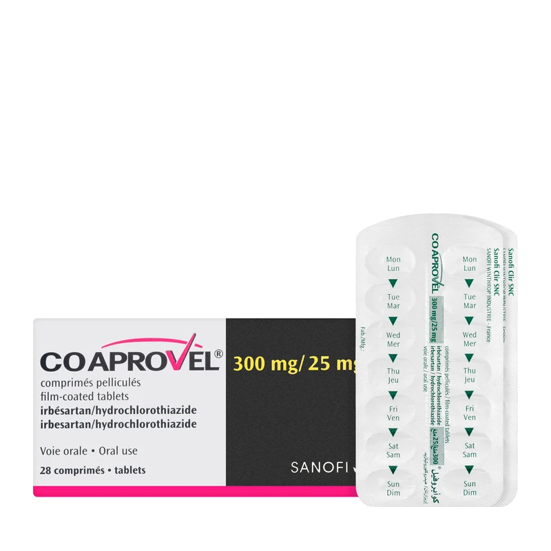 Coaprovel 300/25Mg 28 Tablets