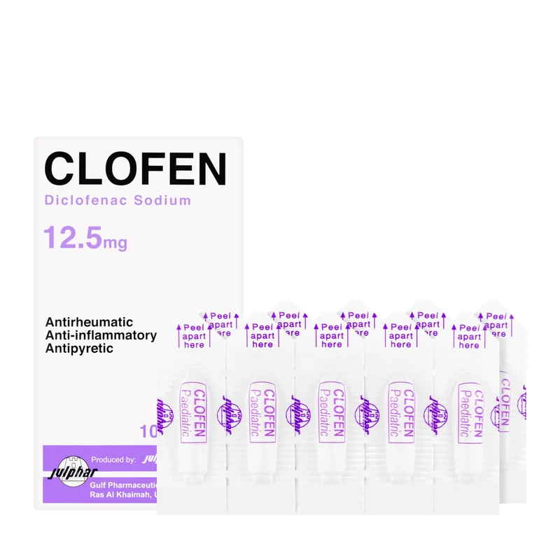Clofen 12.5Mg 10 Suppository