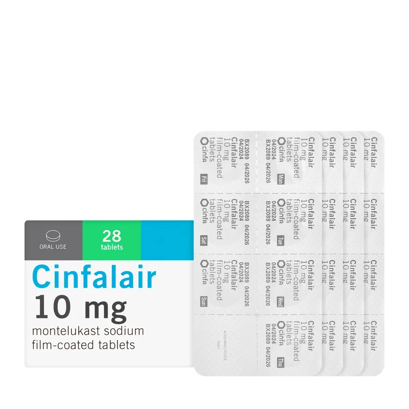 Cinfalair 10Mg 28 Tablets