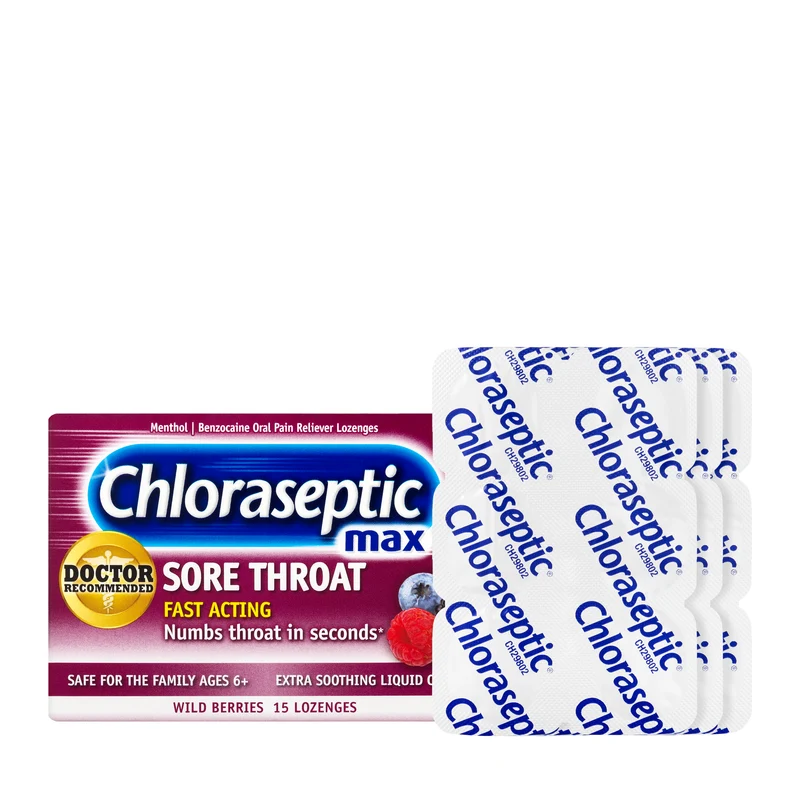 Chloraseptic Max Wild Berries 15 Lozenge
