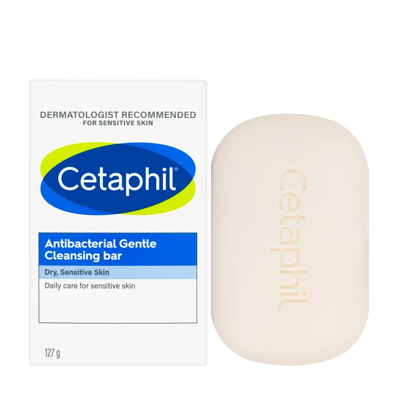 Cetaphil Antibacterial Gentle Cleansing Bar 127 Gm