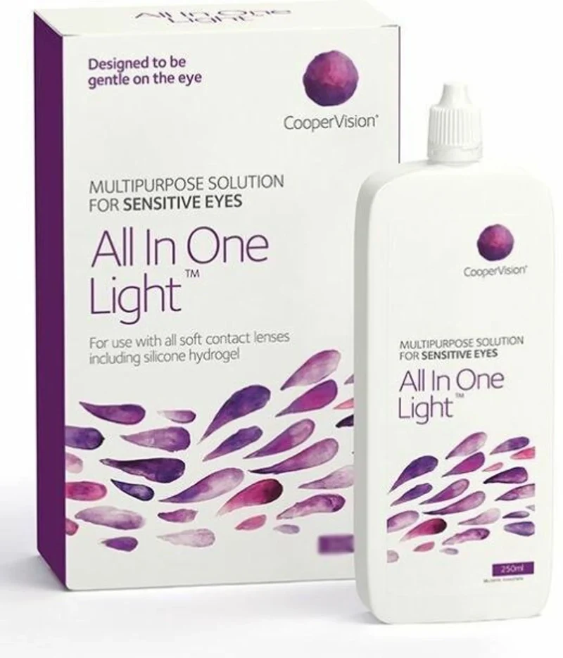All In One Light Eye Lenses Solution 250Ml