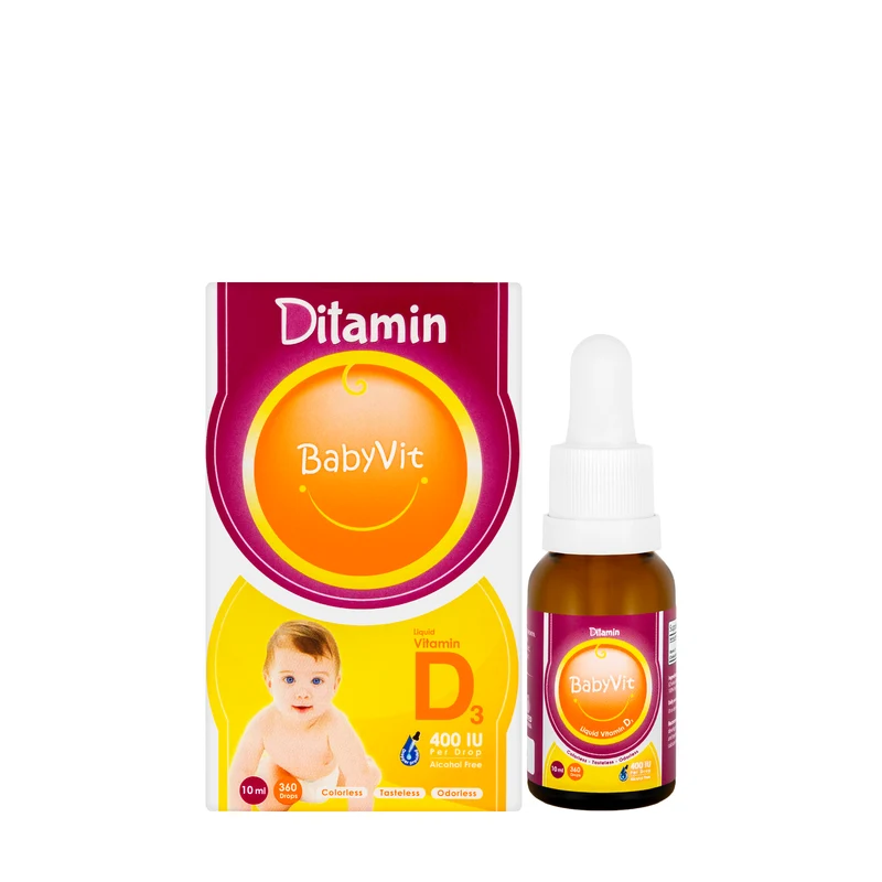 Ditamin Babyvit Vitamin D3 400 IU Drops 10Ml