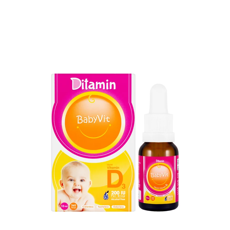 Ditamin Babyvit Vitamin D3 200 IU Drops 10Ml