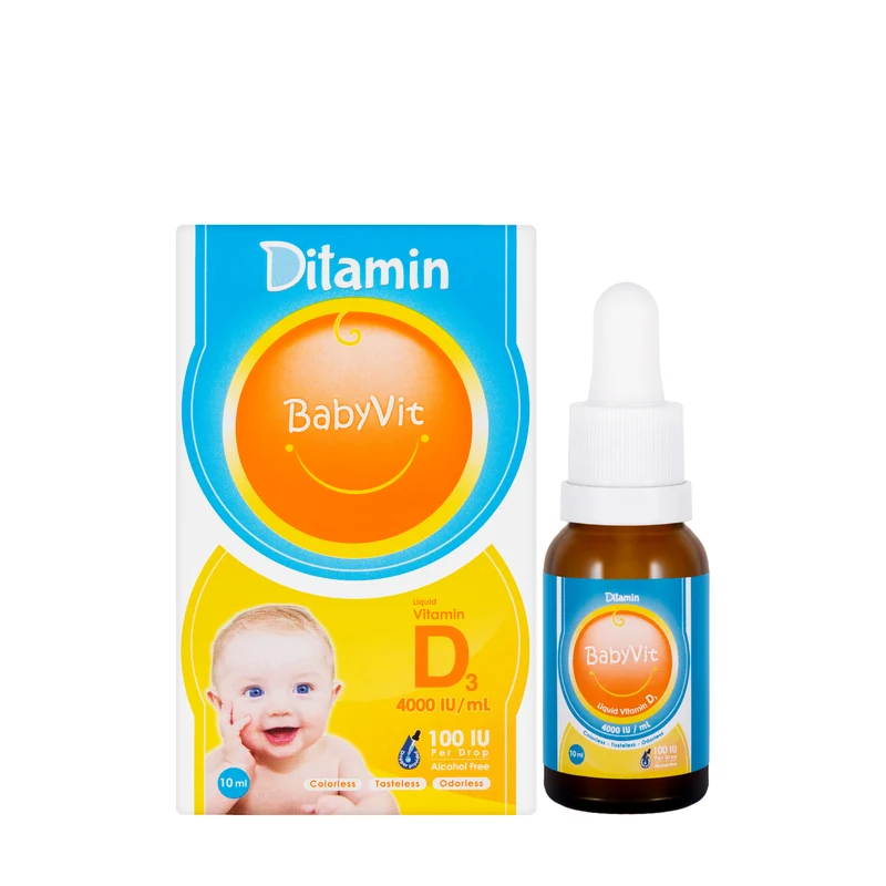 Ditamin Babyvit Vitamin D3 100 IU Drops 10Ml