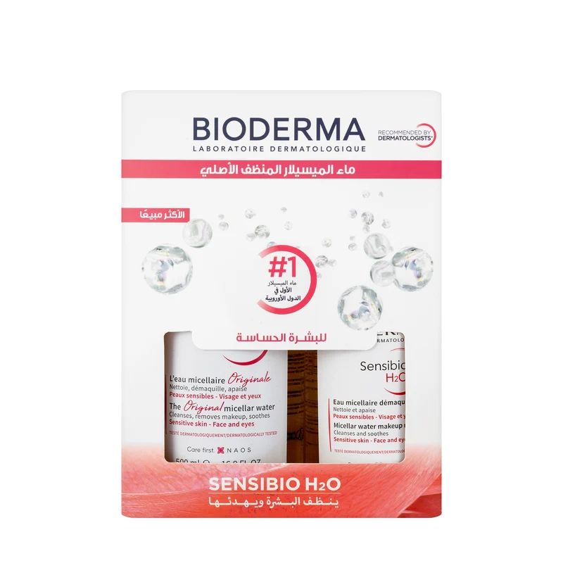 Bioderma Sensibio H2O Micellar Water 250 Ml + 100 Ml Offer Pack
