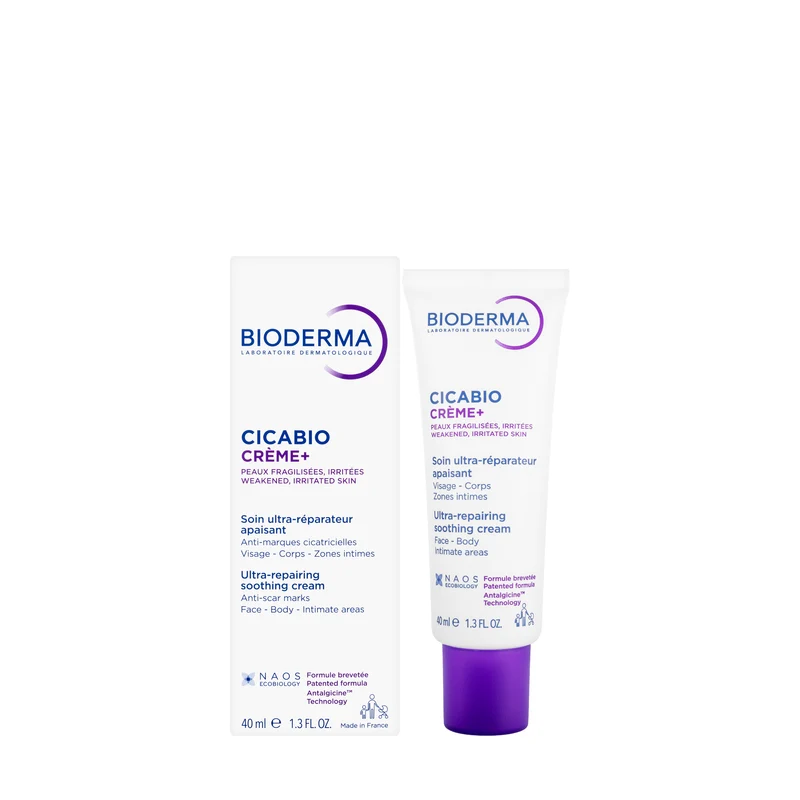 Bioderma Cicabio Crème+ (Ultra-Repairing Soothing Cream Anti-Scar Marks) 40 Ml