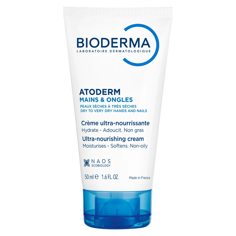 Bioderma Atoderm Mains & Ongles Hands & Nails Ultra-Nourishing Cream 50 Ml
