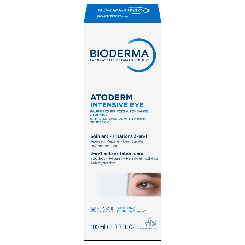 Bioderma Atoderm Intensive Eye 3-in-1 Anti-Irritation Care 100 Ml