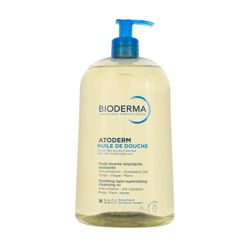 Bioderma Atoderm Huile de Douche Ultra-Nourishing Anti-Irritation Cleansing Oil 1 Litre