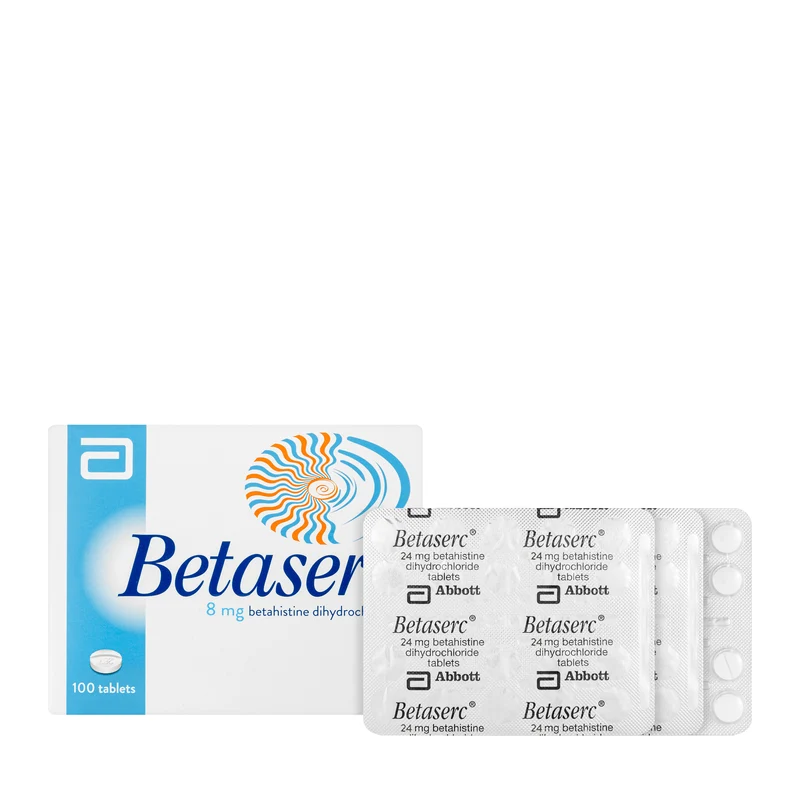 Betaserc 8Mg 100Tablets