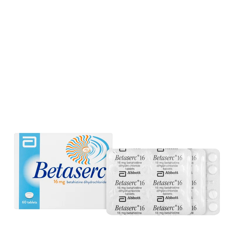 Betaserc 16Mg 60Tablets