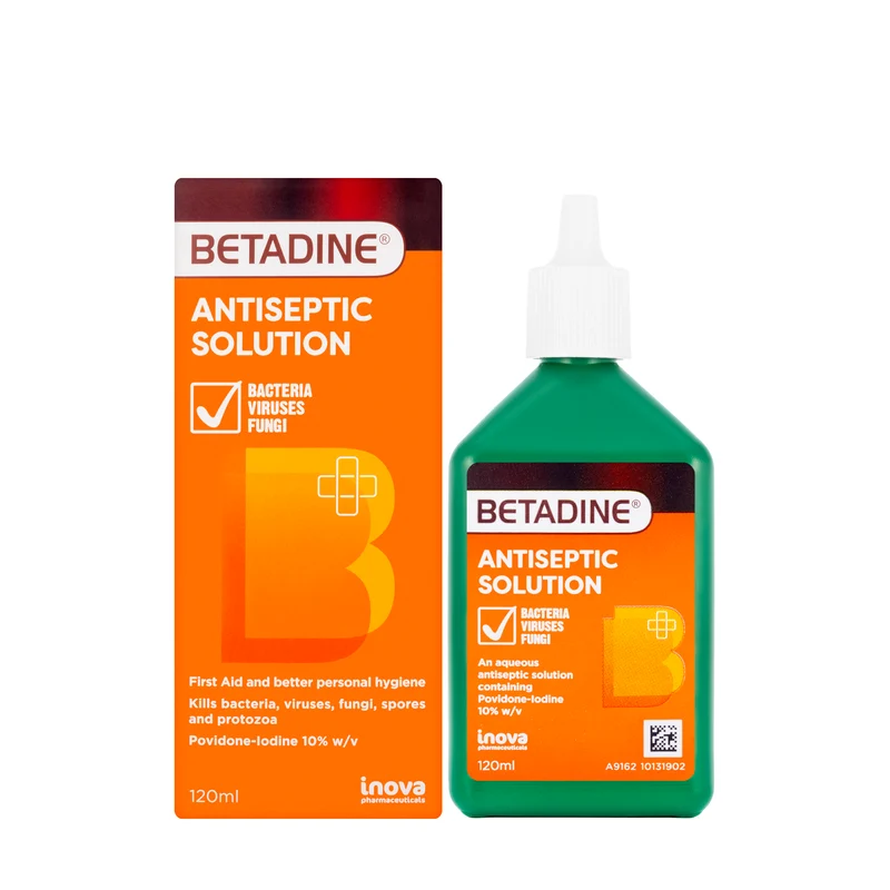 Betadine 10% Antiseptic Solution 120Ml