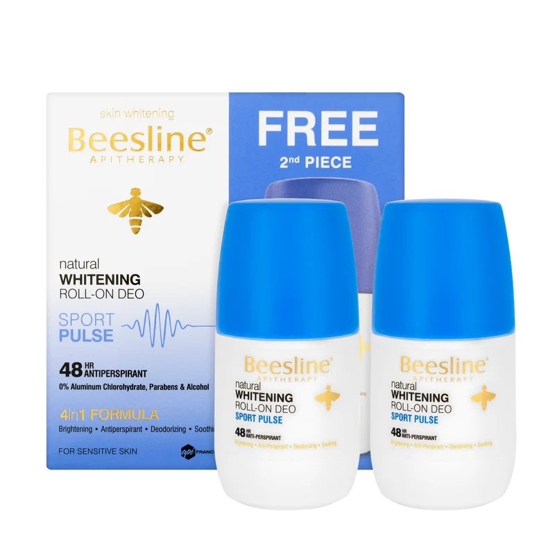 Beesline 48 Hours Whitening Roll On Deo Sport Pulse 50 Ml 1+1 Offer Pack